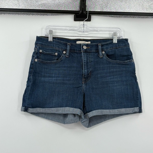 Levis mid length jean shorts 31 - Picture 1 of 3